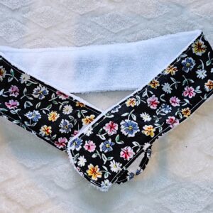 Bandeau de soin motif fleur multicolore