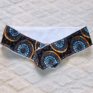 Bandeau de soin motif rosace bleu