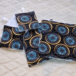 Kit visage clean motif rosace bleu